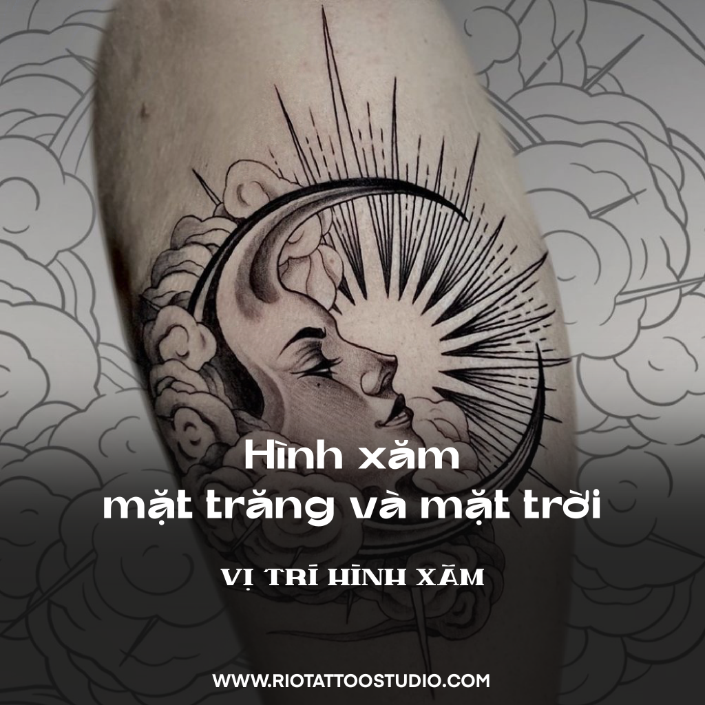 hình xăm mặt trăng