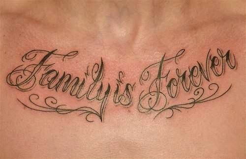 hình xăm family is forever